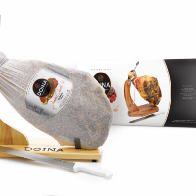 Jamón Crudo Con Hueso + Soporte + Cuchillo | 7,5 kg