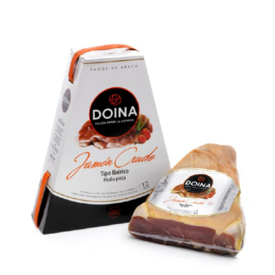 Caja de Regalo Jamón Crudo Media Pieza Sin Hueso | 2,5 kg