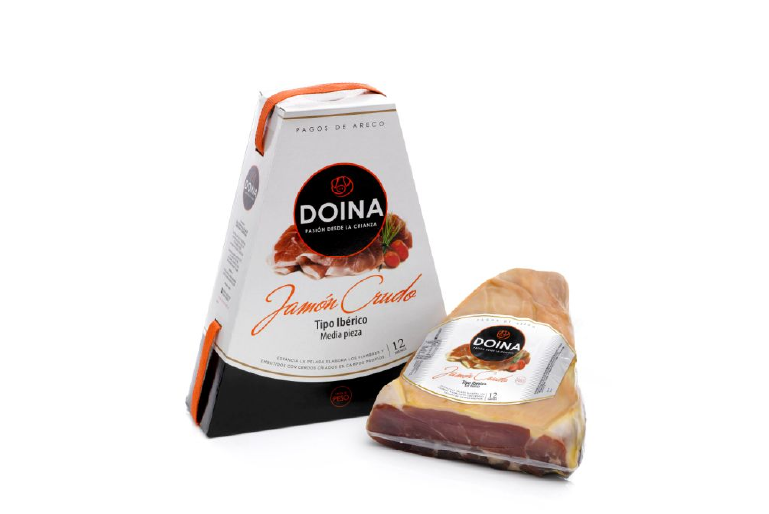 Caja de Regalo Jamón Crudo Media Pieza Sin Hueso | 2,5 kg